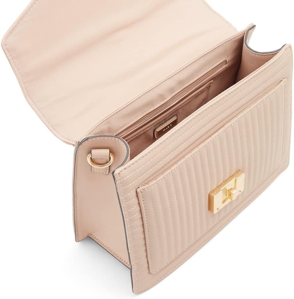 Aldo womens Jerilini Top handle bag, Natural, Small UK Clothing, Shoes