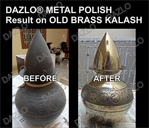 Image of Dazlo Metal Polish (330g) - For Shining & Cleaning Brass, Copper, Aluminium, Chrome, Stainless Steel, Zinc, Nickel, Bronze, Pewter & Fibreglass