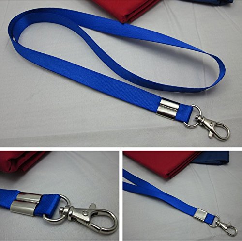 KINGSUM Cordão de cruzeiro com conjuntos de porta-identidade - Cordão de identificação plano com sup