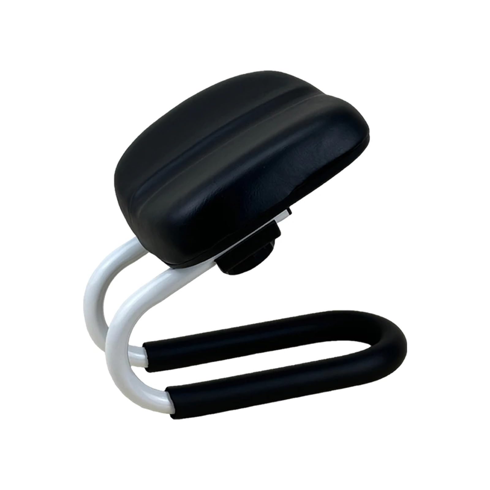 Zafu Meditación Asiento de meditación, Taburete portátil Altura Ajustable, Funda Antideslizante for Pierna, Accesorios ergonómicos for Silla Rodillas(Black)