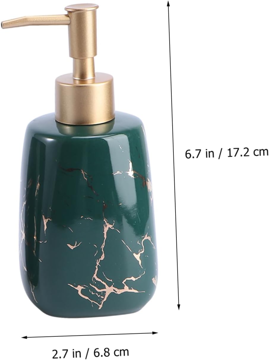 3pcs Marble Bathroom Accessories Soap Dispenser Toothpaste Cup Soap Tray Multi Purpose Wash Cup for Organized Sanitary Vanity Storage for Family Housewarming Wedding Gifts