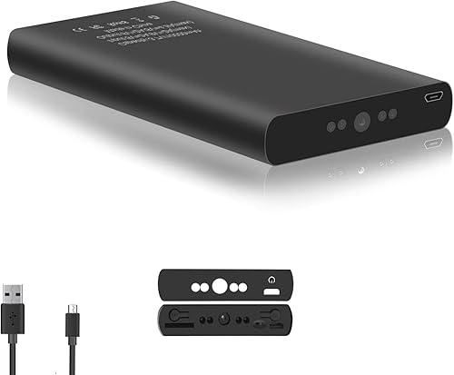 Banco de energía de cámara oculta cámara espía portátil de 10000 mAh de largo en espera cámara de niñera Full HD 1080P con visión nocturna detección
