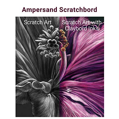 Ampersand Art Supply Scratch Art Panel Museum Series Scratchboard, 1/8 Inch Depth, 16X20 #TOP3