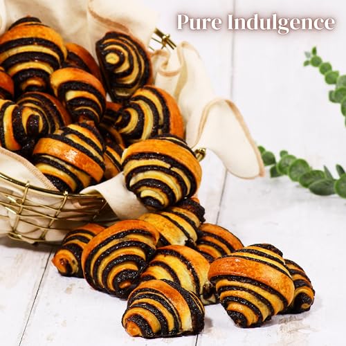 Stern’s Bakery Chocolate Croissants | Approx 25 Rugelach Pastries | Chocolate Cakes | Holiday Food Gifts, Thanksgiving, Christmas, New Year’s | Dairy & Nut Free Bakery - Image 6