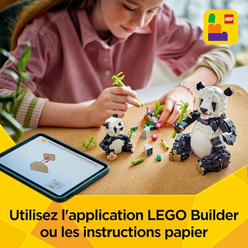 Lego Creator 3 en 1 Animaux Sauvages : La Famille De Pandas Lego La Boite - vue 8