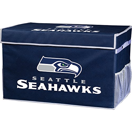 Franklin Sports Seattle Seahawks NFL Folding Storage Footlocker Bins - Official NFL Team