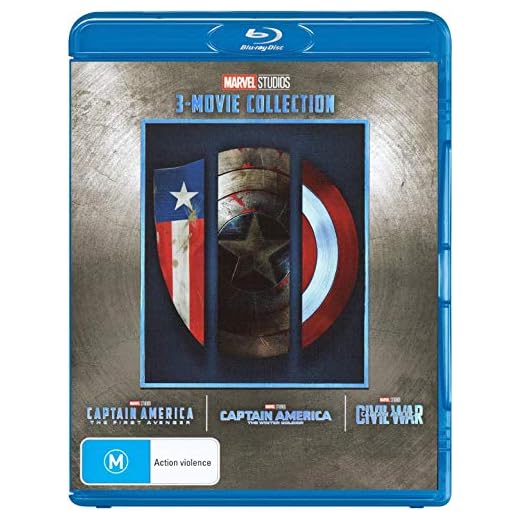 Captain America 3 Film Collection (Captain America: The First Avenger/Captain America: The Winter Soldier/Captain America: Civil War)