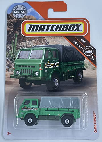 Matchbox - Camo Convoy - MBX Off-Road 1/20 Verde