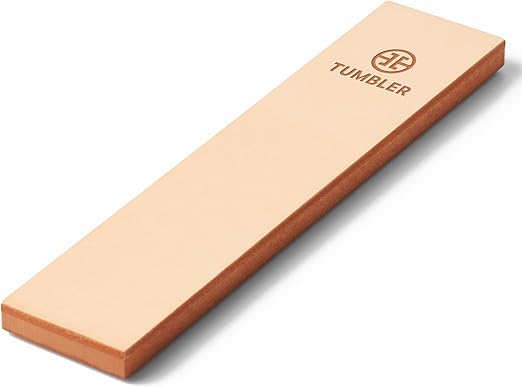 Genuine Leather Knife Sharpening Strop - Companion for Tumbler Knife Sharpener Kits