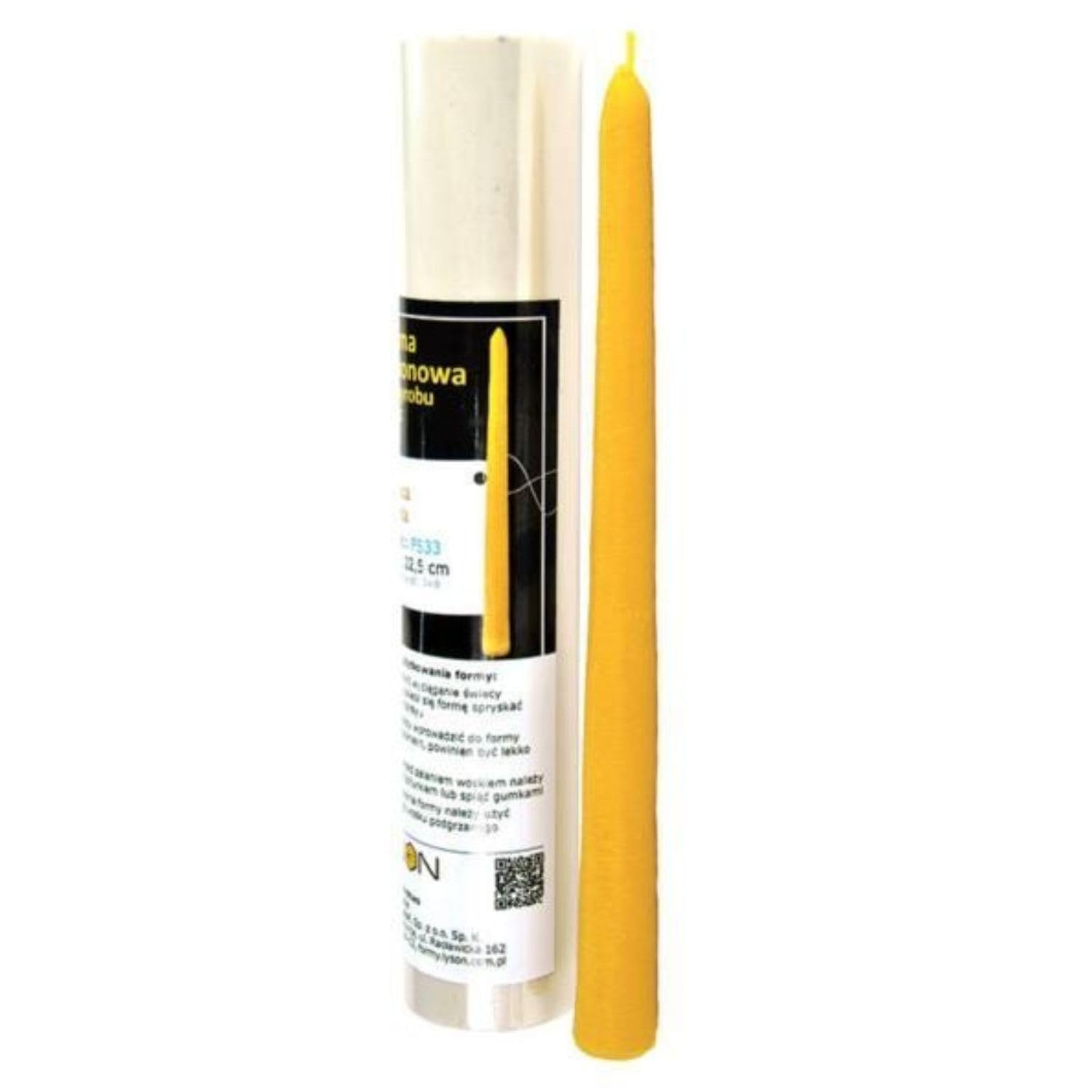 LYSON Moule à Bougie Bougie droite Hauteur: 22,5 cm Moule en silicone pour bougies Silicone Bougie Verser Moules Bougies en cire d'abeille DIY et artisanales Bricolage Réutilisable Bougie