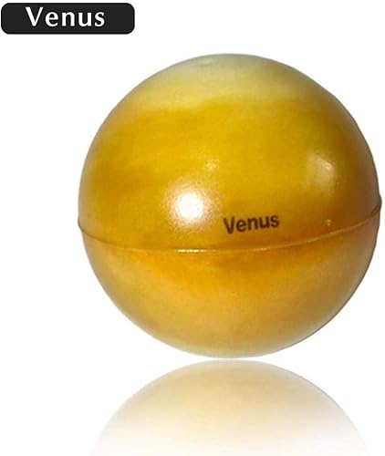 Bouncing Balls, 9 Solar System Planet Spring Balls, Soft Sponge Printed Solid Color Ball Bouncing Ball