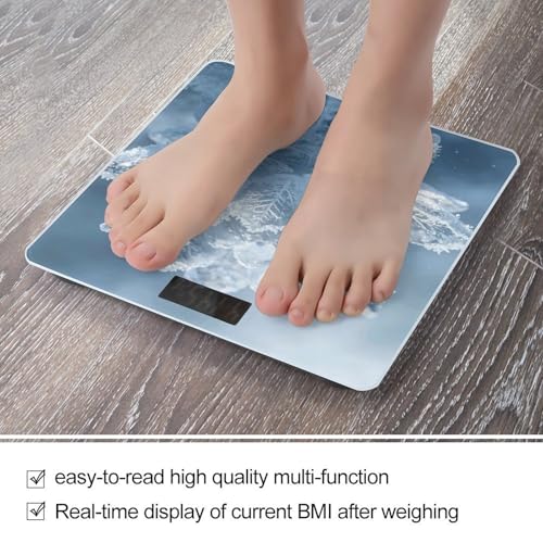 Báscula digital de baño vidrio templado 400 lb miniatura 5