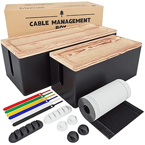 Nature Supplies 2 Cajas para Organizar Cables Cover