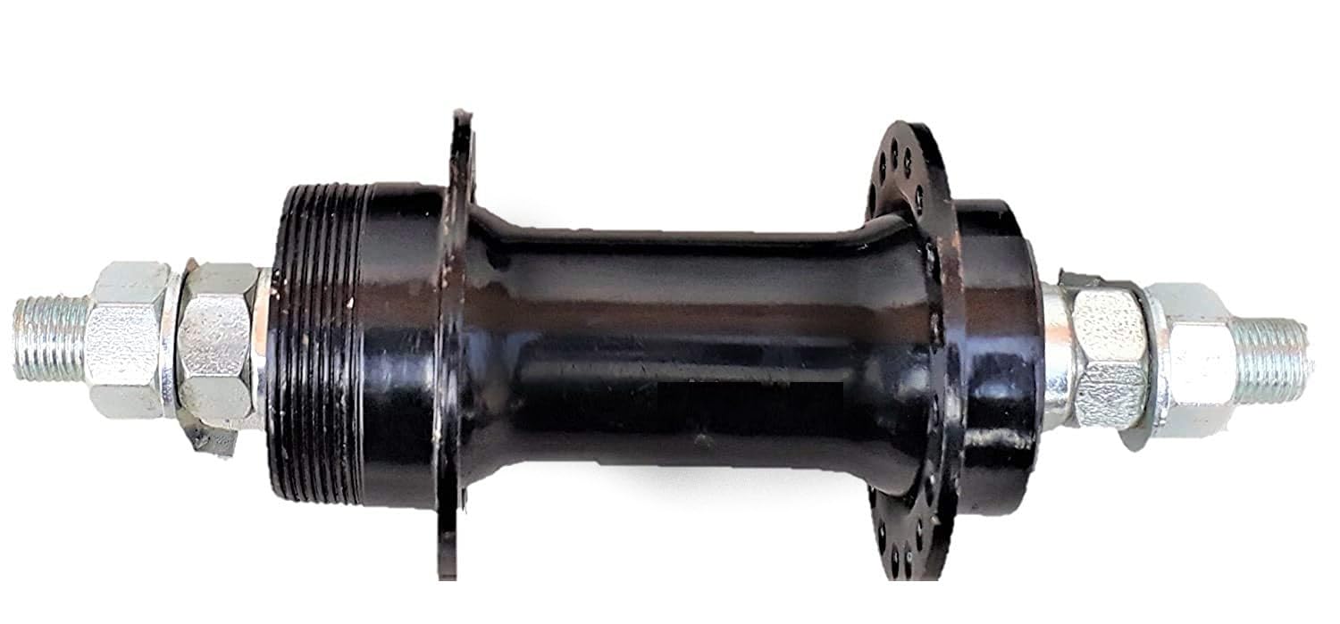 Bicycle Front Hub, 36 Spoke Holes, One Side Threaded, Disc Break Hub Black-image-6
