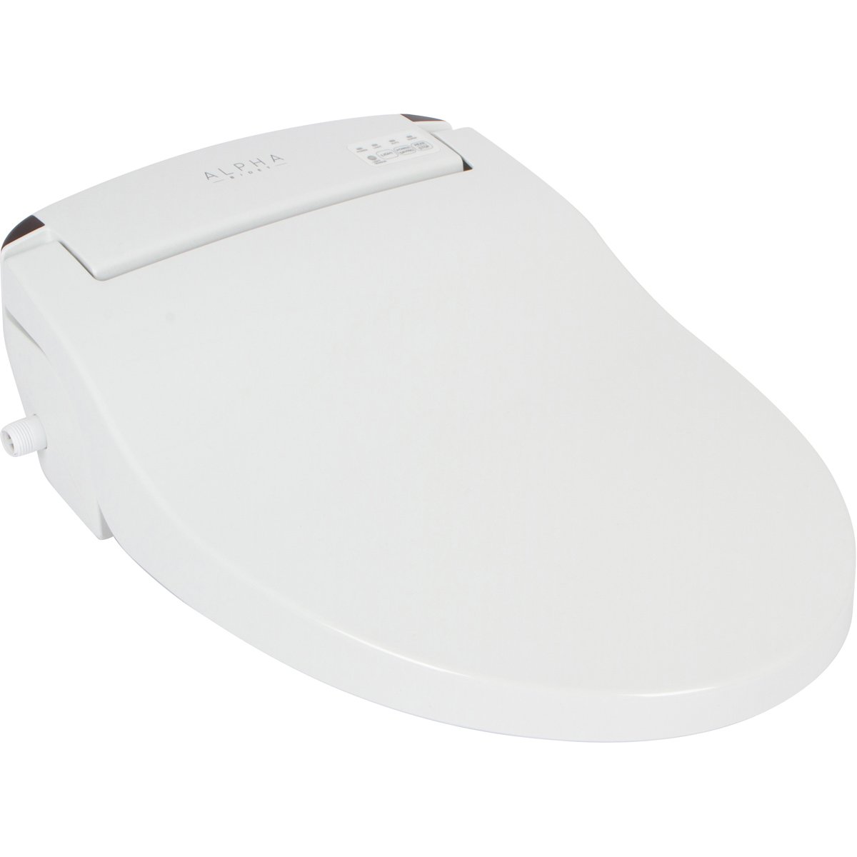ALPHA BIDET UX Pearl Bidet Toilet Seat in Elongated White | Ultra Low Profile | Endless Warm Water | Arced Stainless Steel Nozzle | LED Nightlight | Dryer | Deodorizer | 3 Year Warranty thumbnail 10