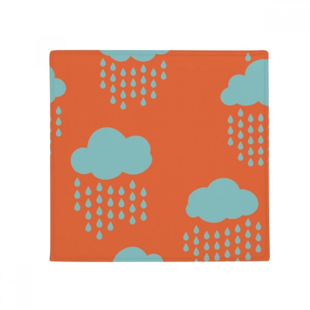 Tapis de cuisine nuage orange antidérapant pour entrée et animaux
