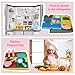 BizyKoady Montessori Felt Busy Book Toddlers Quiet Book Preschool Early Learning Educational Travel Toys for Kids Age 2 3 4 5 6 Years Travel Essentials Daily House Learning Activities Girls
