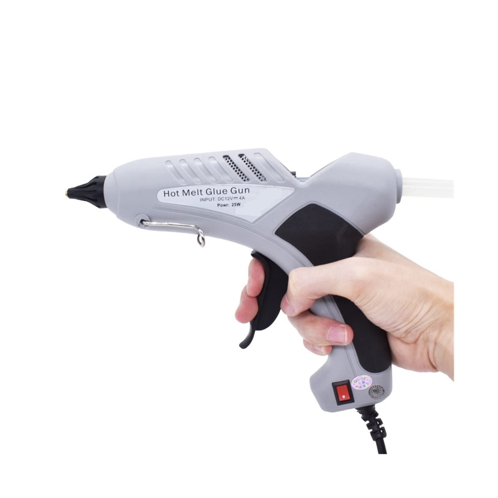 100W Samochód Uniwersalny Pistolet Do Klejenia Na Gorąco Naprawy Wgnieceń Z Zapalniczką/klipsy Baterii Wtyczka Bezpieczna 12V 24V 11mm Kleje W Sztyfcie Szybkie Niezawodne Klejenie(100W-BC-3M)