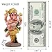 Indian God Ganesha Idol Statue - 5”H Hindu Dancing Ganesh Murti India Ganapati Pooja Item Home Office Temple Mandir Shrine Altar Diwali Puja Spiritual Decor Ideal Gifts for Indian Friend Relative
