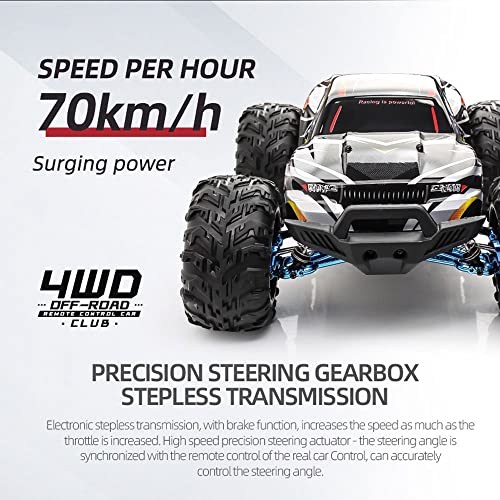 Afeboo Brushless Rc Cars For Adults, 70Km/H High Speed Remote Control Car, 4Wd 1:10 Scale All Terrain Off Road Monster Truck Car Toy For Boys & Girl #TOP1