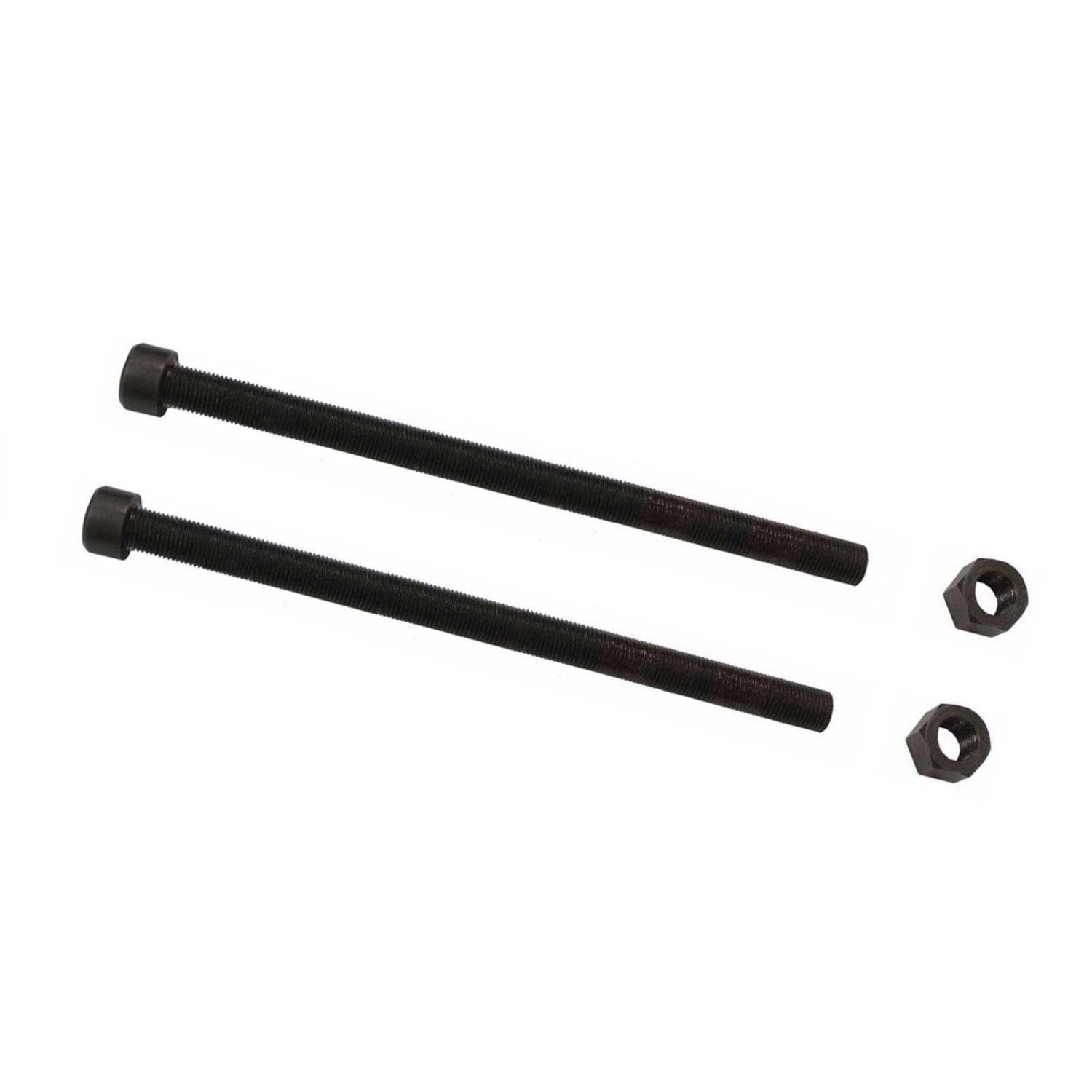 1Pair Leaf Spring Center Bolt - 1/2 x 10 Fine Threaded Leaf Bolts with Nuts