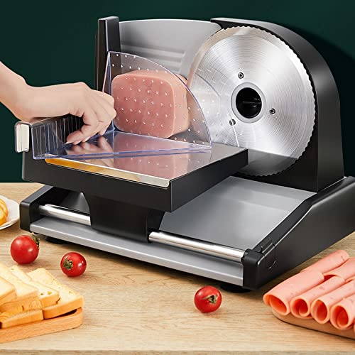 Cortadora eléctrica semi automática para carnes y vegetales 220V miniatura 2