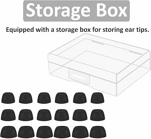 Miniatura 4 de 9 pares de auriculares de repuesto para Galaxy Buds Pro Eartips, SML de 3 tamaños, goma de silicona flexibles, puntas de ala compatibles con Samsung