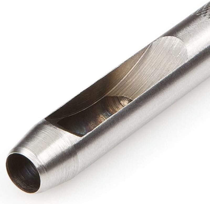 Leather Hole Punch Cutter 3mm-25mm, 15Pcs Round Hollow Punch Set, for Leather Watch Bands Belts Canvas Paper Plastics Craft Tool