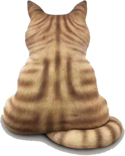 Amazon Co Jp ねこの後ろ姿クッション 51cm 猫 おしゃれ ぬいぐるみ 大きい 動物 ねこ 抱き枕 ギフト 誕生日 ホワイトデー クール わびさび グレー 三毛 猫型 茶トラ おもちゃ