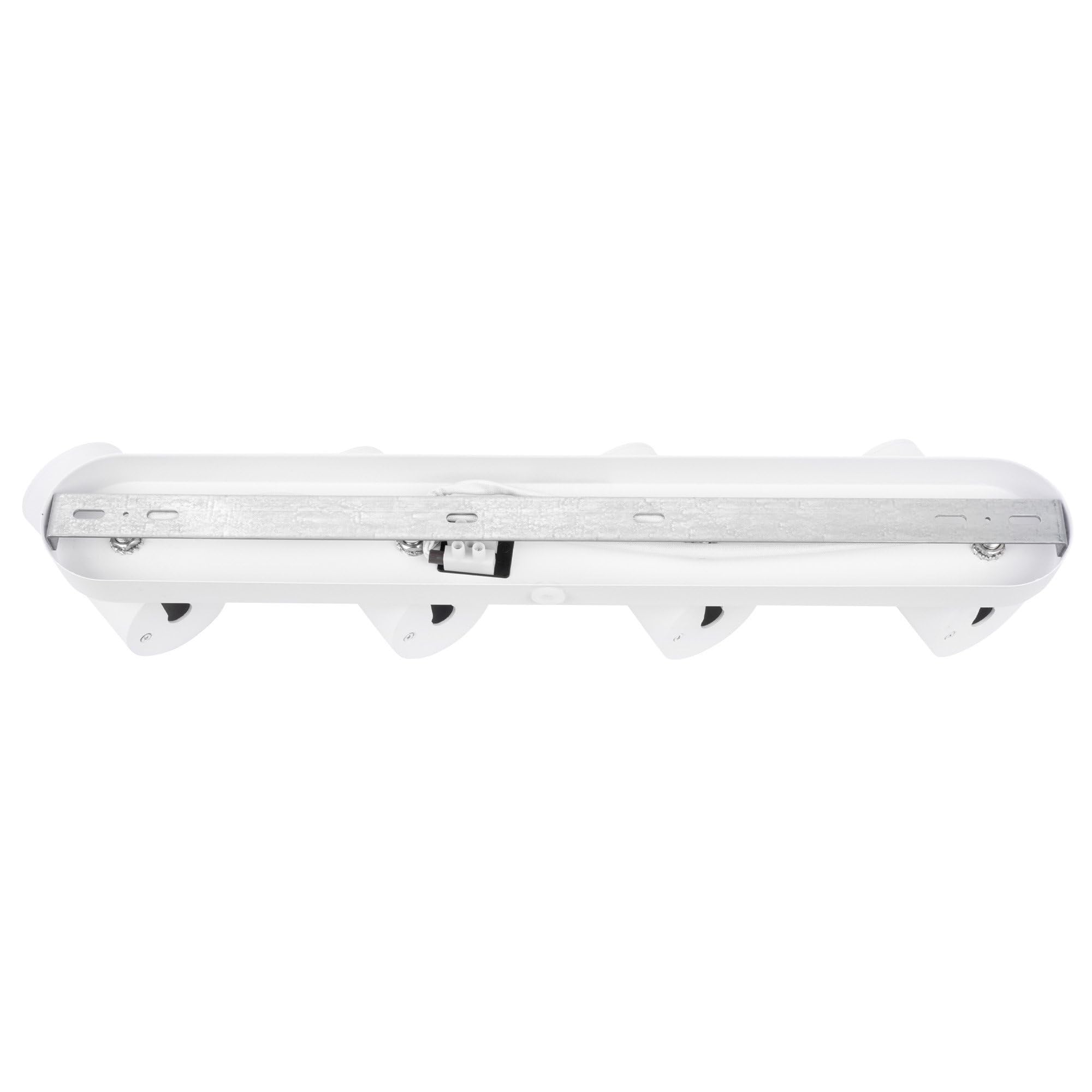 Ledvion LED Deckenstrahler Weiss 4-Licht Rechteck GU10 3W Neutralweiss