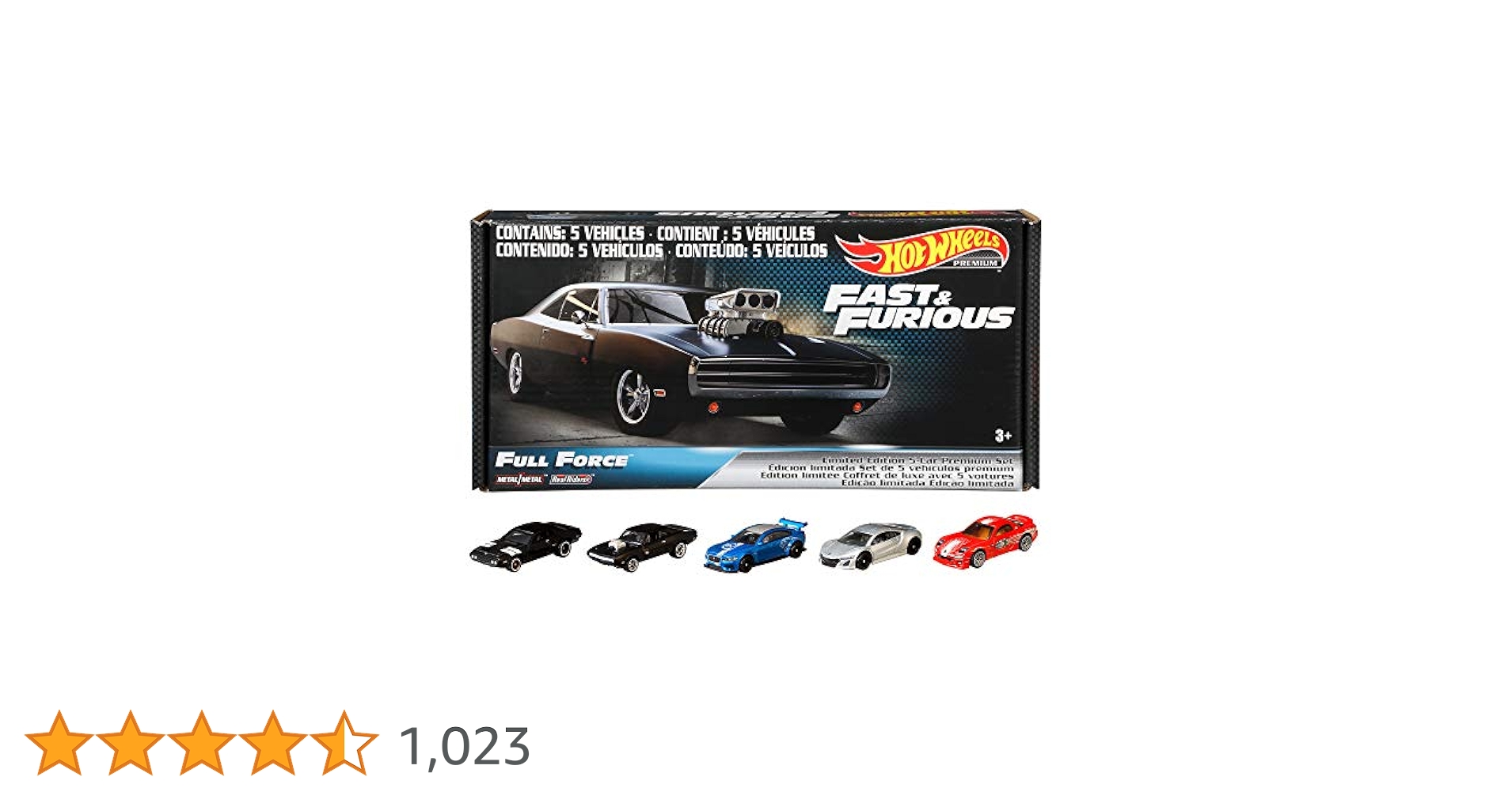 Hot Wheels FULL FORCE セット　ワイルドスピード限定モデル Hot Wheels FULL FORCE セット ワイルドスピード限定モデル
