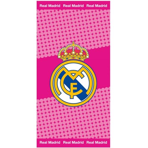 Real Madrid Serviette de Bain 100% Coton 70x140, RM173014-R