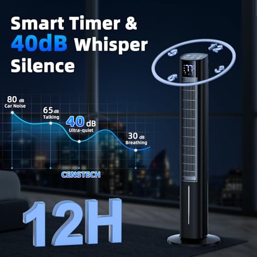 Image of 44 inch Windowless Portable Air Conditioners w /4 Modes & 3 Speeds,12H Timer, 4L Tank for 24H Cooling Evaporative Air Cooler, 4 Ice Packs,17Ft Remote, 120 Oscillating Swamp Cooler Air Conditioner