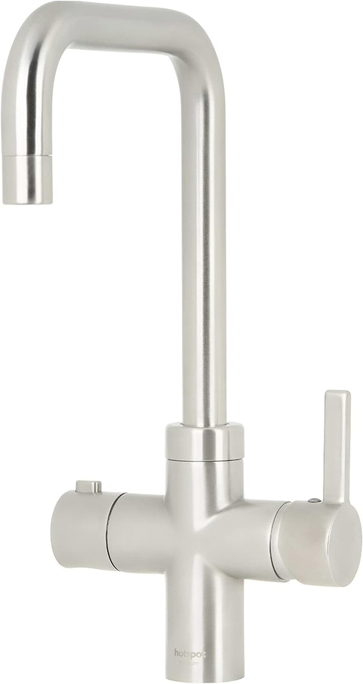 HotSpot Titanium Vitoria Stainless Steel - Premium 3-in-1 Instant Boiling Water Tap with Titanium 4 Liter Boiler and Water Filter - Instant Hot Water Tap with Smooth Flow Technique