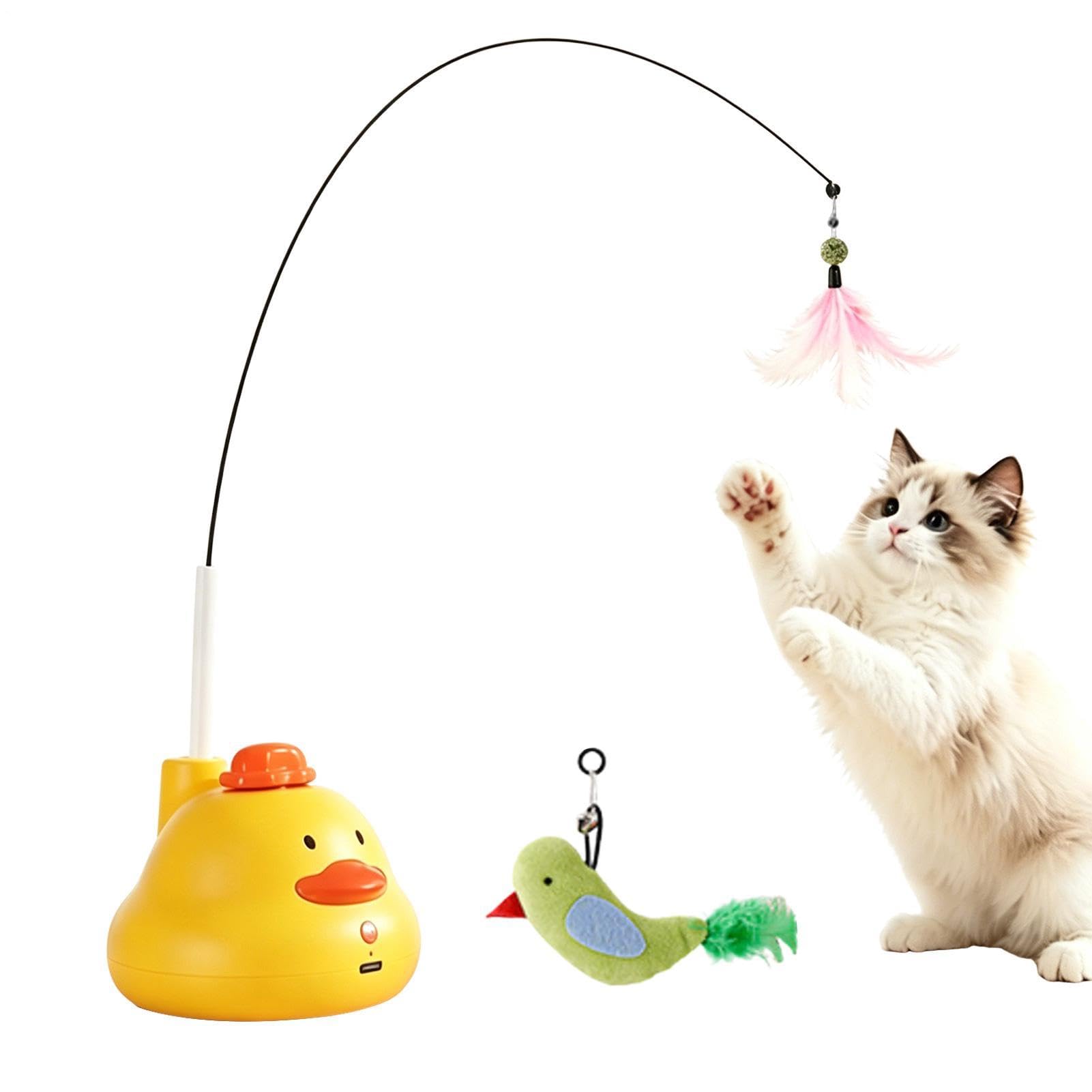 Stimulation pour chats et complicité baguette magique intelligente de jeu autonome