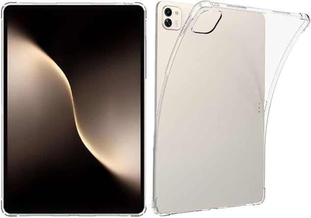 for Honor Magic Pad 3 2025 Tablet 12.5 Inch Android Tablets Case,Ultra-Thin Full Coverage Corner,BOVUGAC Soft TPU Shockproof Kids Friendly for Honor MagicPad3 12.5" Tablet Case Cover.Clear