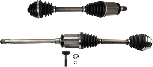 Miniatura 376 de TRQ Juego de conjunto de eje de transmisión CV delantero para conductor y pasajero, 2 piezas, compatible con Ford Explorer 4WD 95-01, Explorer AWD