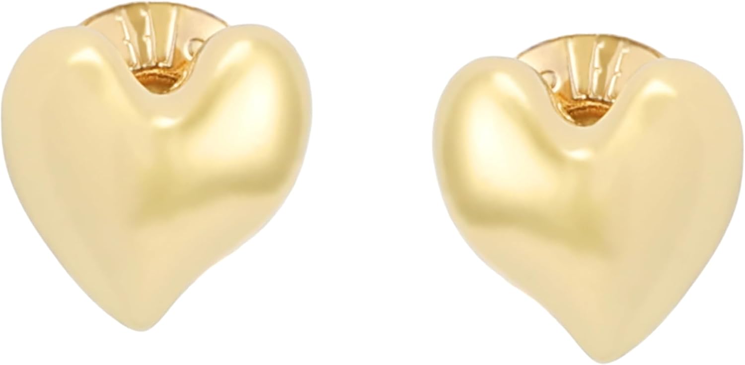 Robert Lee Morris Soho Jewelry Women's Heart Stud Earrings - Image 2