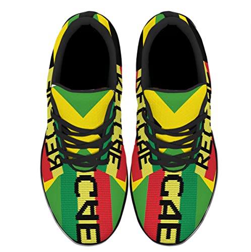 Sonzj-II Jamaican Flag Shoes Unisex Adult Running Shoes Breathable Casual Sport Tennis Sneakers Gifts for Women Men2