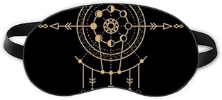 Patrón Totem Geometría Alien Circle Sleep Eye...