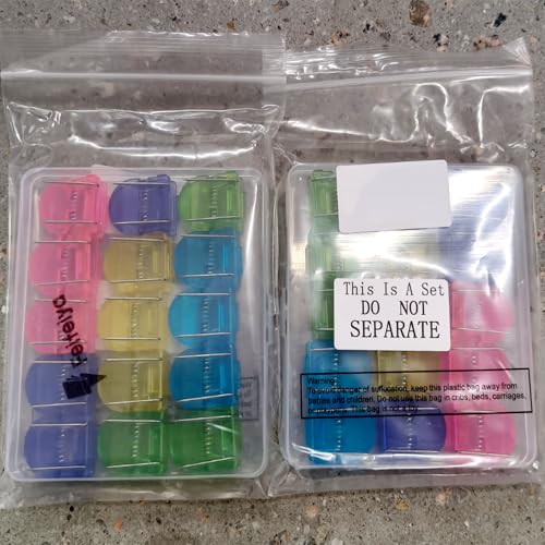Image of Feifeiya 50 Pcs Cubicle Clips for Fabric Panels,Multicolor | Office Partition Wall Clips, 40-sheet Capacity for Notes Photos Memos, Metal Spring, Fits Cubicle Fabric Accessories