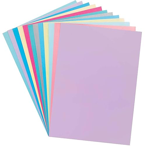 Miniatura 2 de Baker Ross Unicorn - Paquete de papel y tarjetas A4, paquete de 120, suministros de arte de colores para actividades de manualidades para niños