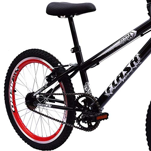 Bicicleta Aro 20 Garra Flash Bmx Suspensão V-break Preta