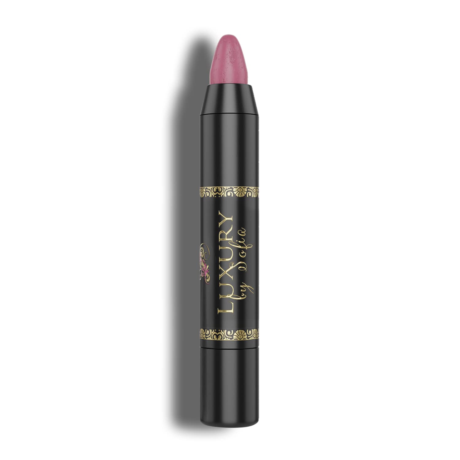ORGANIC LIPSTICK/LIP LINER - All Natural, Long Lasting, Hydrating (Dahlia)