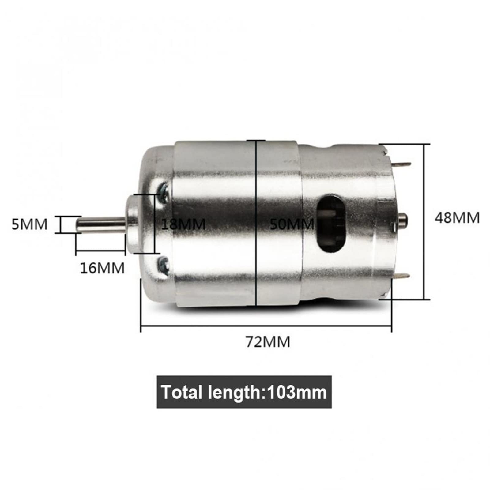 775 795 895 DC 12-24 V 12-24 V Silniki o dużej prędkości z łożyskami kulkowymi z łożyskami kulkowymi, łopatki do modelu samochodu, małe wiertarki elektryczne rozrusznik elektroniczny