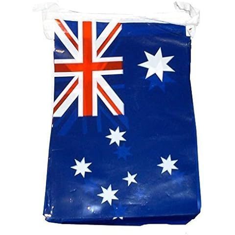 12Ft PVC Australian Flag Bunting Decoration Cover