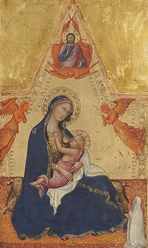 Tableau Dame et enfant Vittore Carpaccio affiche impression d'art de haute qualité 60x90cm