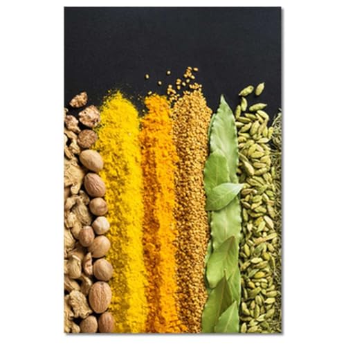 Tableau set d'épices colorées pour illuminer votre cuisine moderne - 2