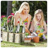 Grenebo Heavy Duty Gardening Tools with Handbag, Gardening Gifts for Women — image 7