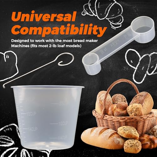Medidor de polipropileno transparente 200 ml para pan miniatura 7